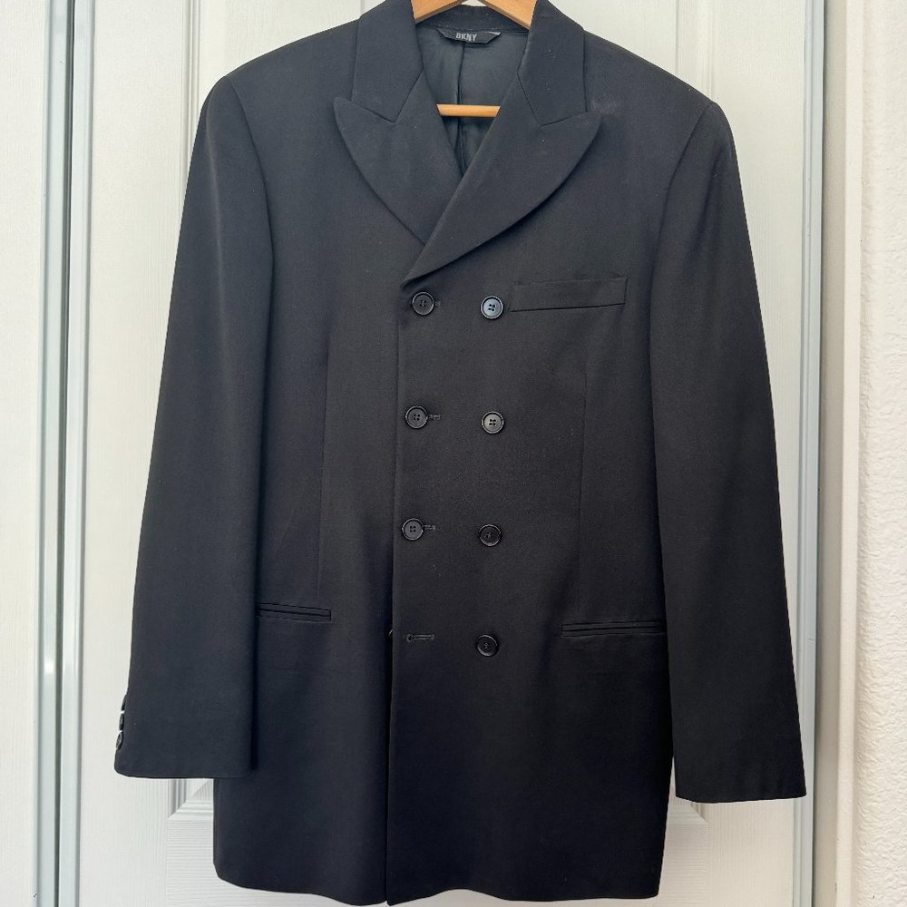 DKNY Double Breast Blazer (Black)